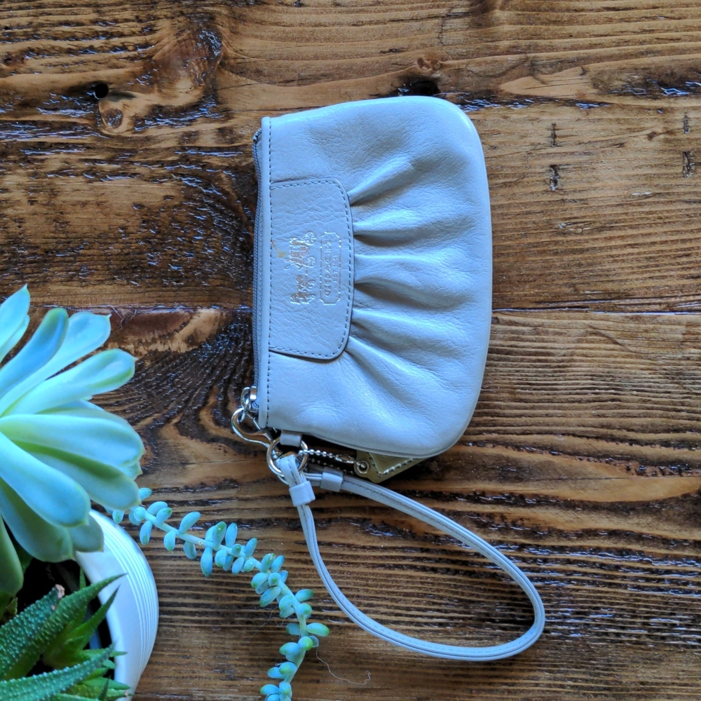 Coach wristlet coin purse